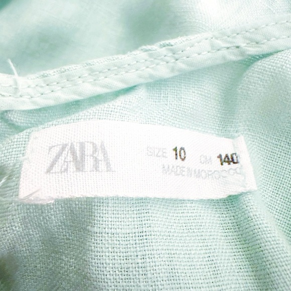 Zara | Sleeveless Linen Cut Out Jumpsuit (10) - Picture 5 of 6